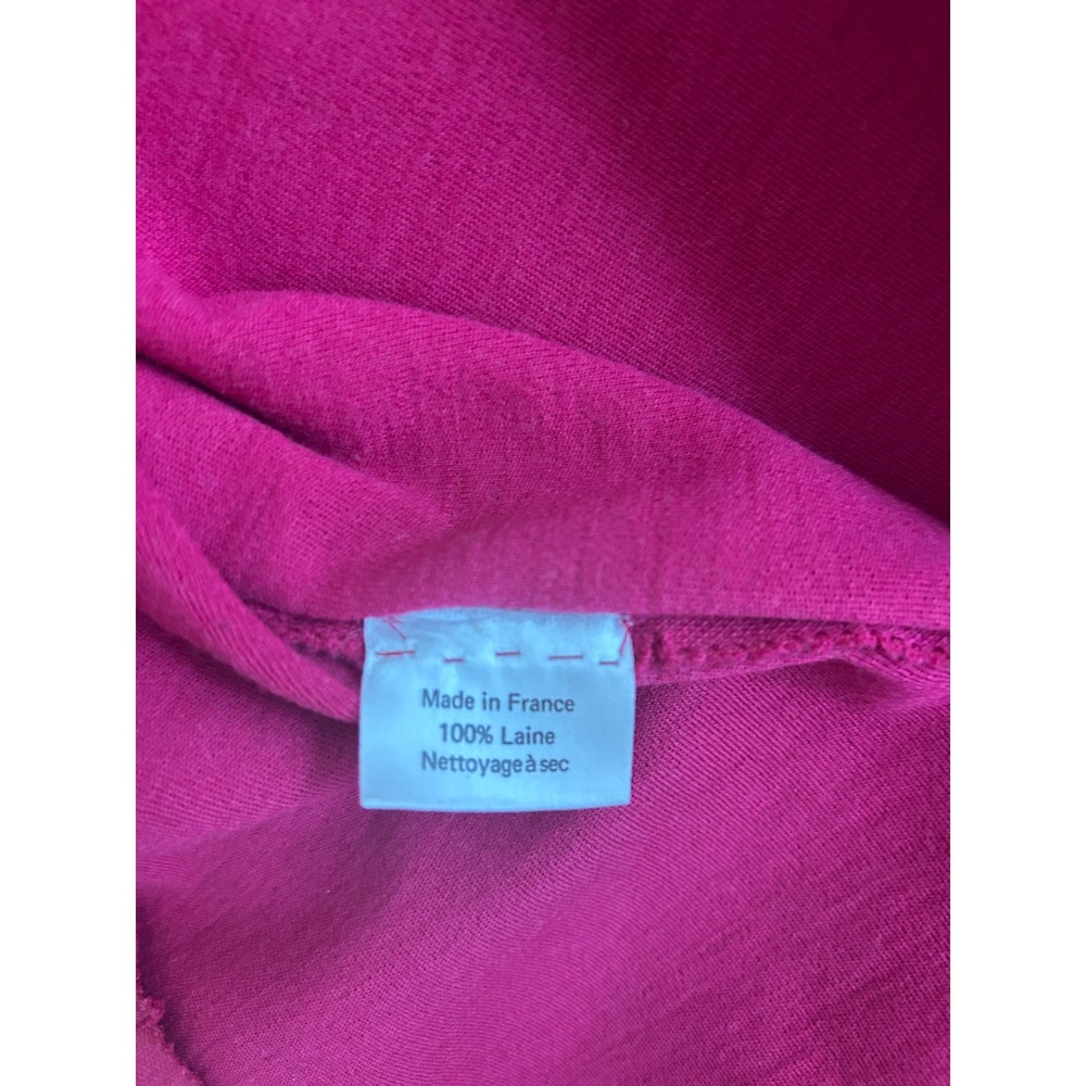 Sonia Rykiel Vintage Wool Pink Cropped High End Designer Avant Garde Knit Jacket - Picture 10 of 15